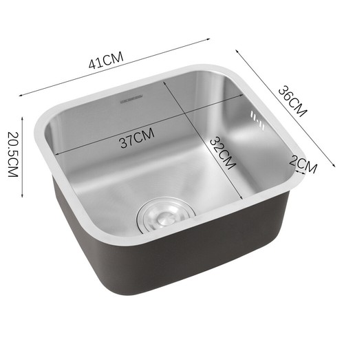 Stainless steel kitchen sink - stainless,