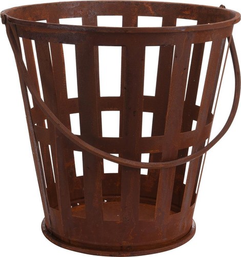 Fire bucket metal dia 36cm - bucket,