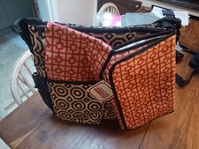 SkipHop Black Red Geo Design