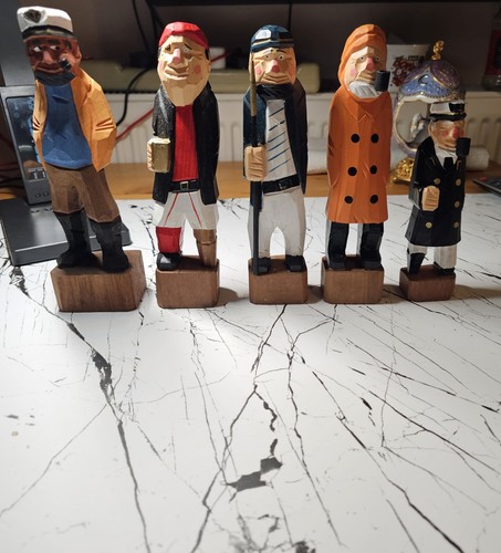 Hand carved wooden sea - carved,