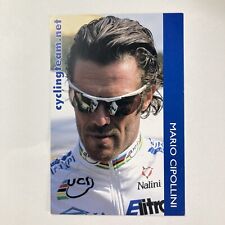 Mario Cipollini World Champion 2003 Cycling Postcard Team Card Tour De France