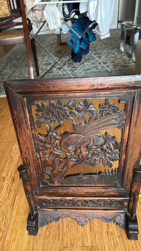 Antique chinese carved wood - antique,