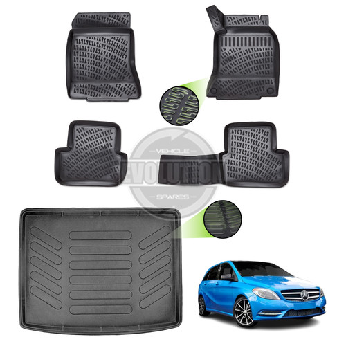 Rubber floor mats boot - rubber,