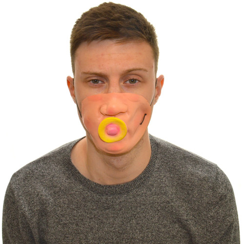 Latex half mask funny - funny, baby