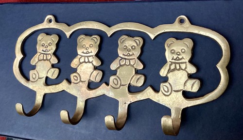 Vintage brass teddy - teddy, bear