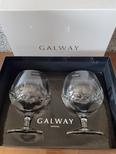 Galway crystal brandy glasses - crystal,