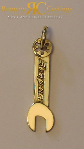 Snap spanner pendant - spanner, 925