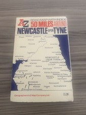 AZ Road Map with Index 50