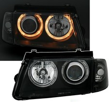 Angel Eyes Headlights Black