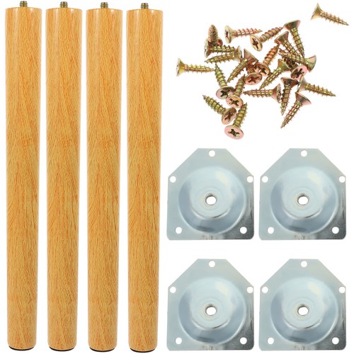 Set wooden table leg - wooden,