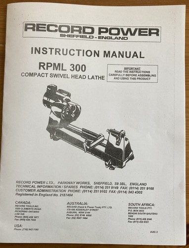 Record power compact swivel - record,