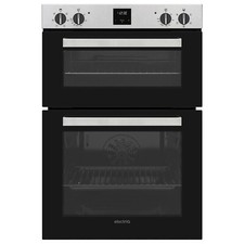 electriQ Built-In Electric Double Oven - Stainless Steel EQDO1STEEL