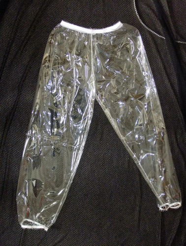 Pvc joggers plastic trousers - joggers,
