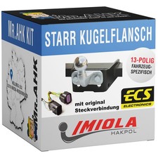 For Renault Trafic 14-21 Towbar Rigid With 13 Pin Spec