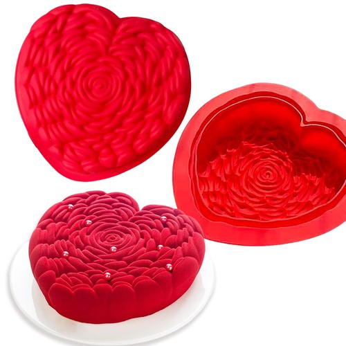 Pcs inch silicone heart - 8,