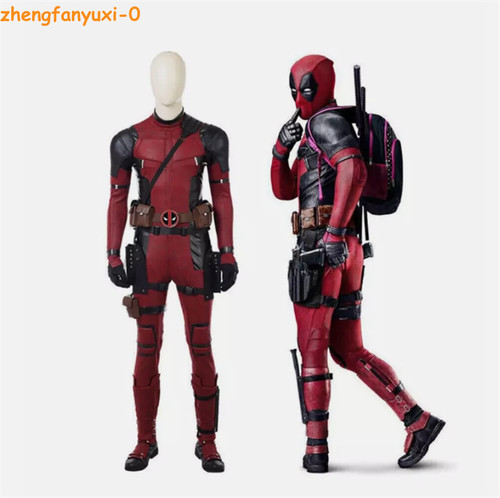 Deadpool red cosplay costume - cosplay,