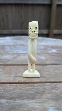 Greenland Inuit Tupilak Hand Carved "Man Smiling Figurine"