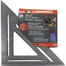 Swanson T0108 The Big 12 Speed Square Layout and Measurement Tool Imperial