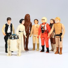 Star Wars 1977 Vintage Kenner Action Figure Lot Original Set for Collectors