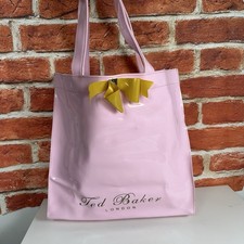 Ted Baker Large Tote Shopper Bag Beautiful Pink Logo Handbag Shoulder