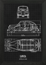 Lancia Aprilia 1939 Framed