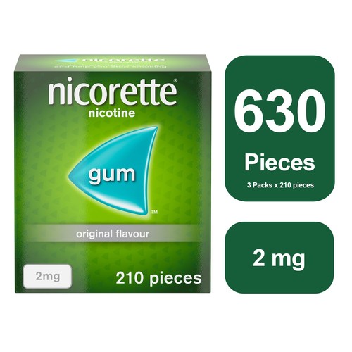 Nicorette original 2mg gum x - gum, 3
