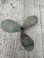 Bronze propeller , narrow boat