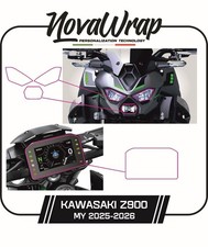 Kawasaki Z900 2025 pellicola protettiva KIT PPF PROTEZIONE DISPLAY + FANALI