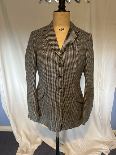 British wool hacking jacket - british,
