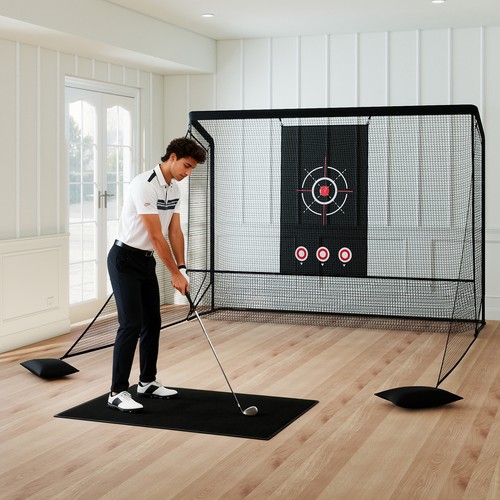 Golf practice hitting net - net,