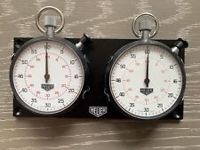 Vintage BBC 62mm Valjoux Stopwatch Set on a Rally Dash Panel (Please read)