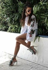 ZARA SKY BLUE SEA GREEN