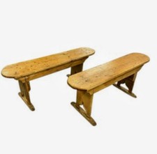 Pair of vintage Pine Benches /