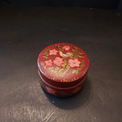 Vintage hand painted round - vintage,
