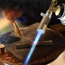 Portable Butane Torch Flame