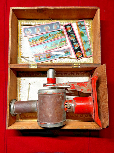 Antique german magic lantern - antique,