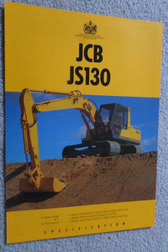 Jcb js130 specification - jcb,