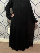 Black Abaya Chic Double