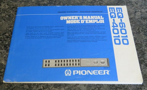 Vintage pioneer 6010 - vintage, eq-6010/4010