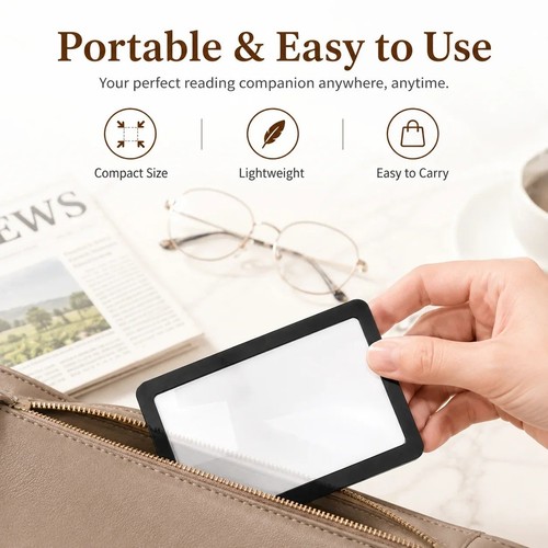 Book magnifier for reading - magnifier,