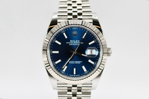 Rolex datejust 126334 blue - 41,