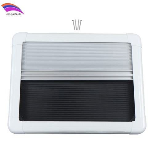 White motorhome blind - motorhome,