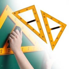 2 Pieces Large Triangle Ruler
