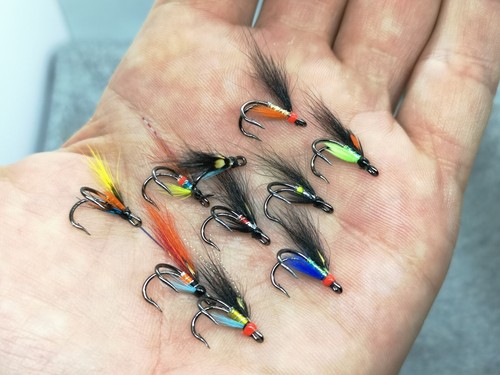Micro salmon flies tied - flies, on