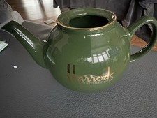 Harrods Green Teapot (no lid)