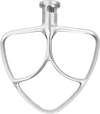 SopimusZ 4.5-5QT Stainless Steel Flat Beater for Kitchen Aid Stand Mixer,... 
