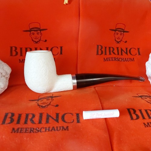Block meerschaum pipe - meerschaum,