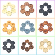 25mm Round Wooden Buttons