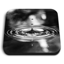 Square MDF Magnets - BW -