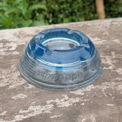 Vintage blue glass - blue,